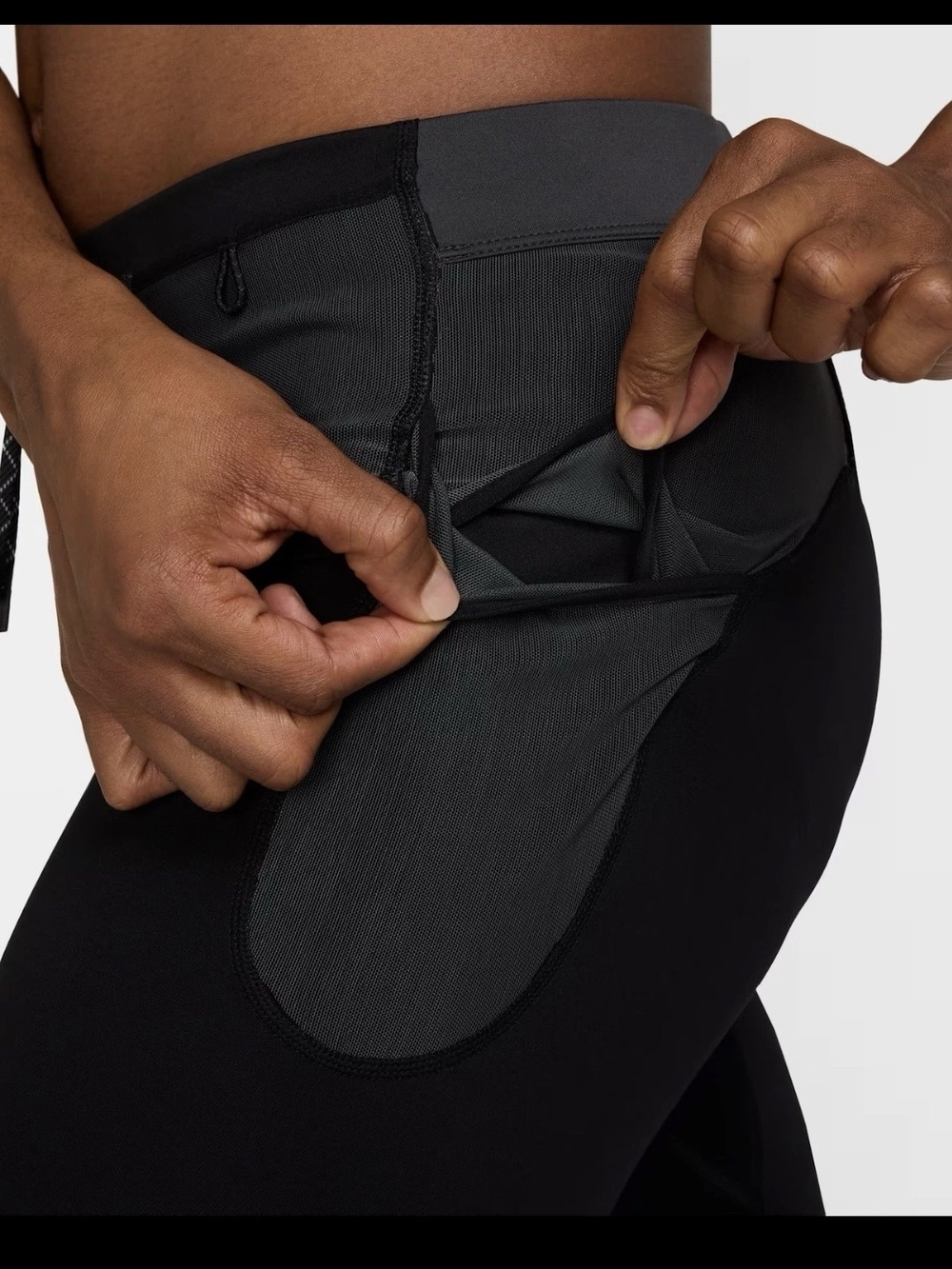 Nike Trail Dri-Fit ADV Lava Loops Running Tights Shorts Mens Sz Large HJ4170-010 - Picture 11 of 14